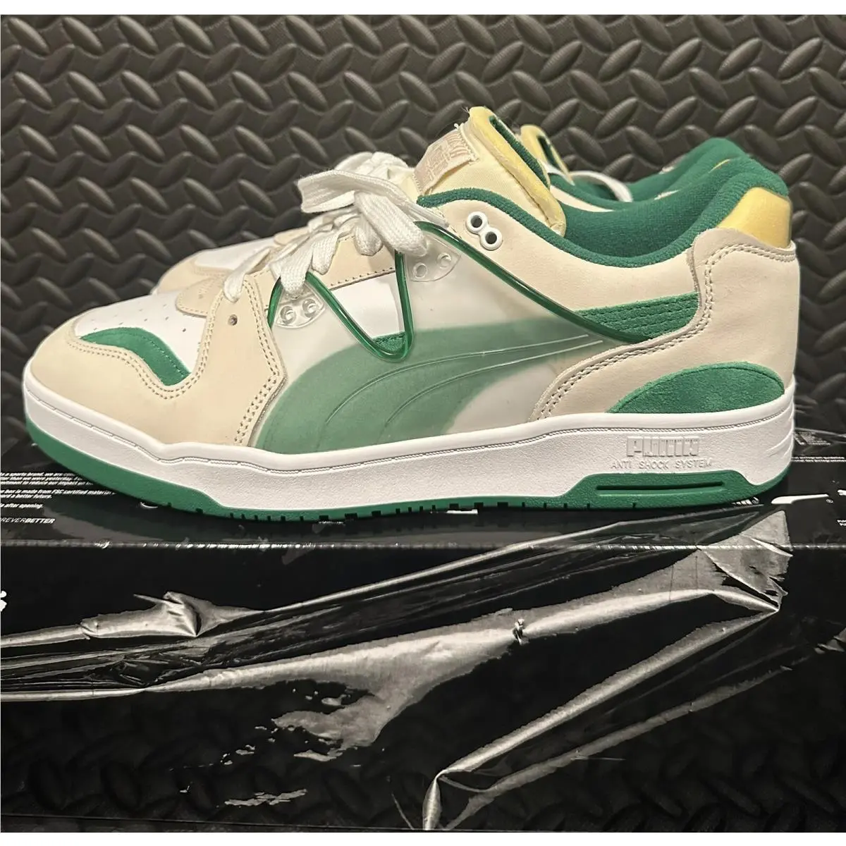 Puma shoes - PUMA Slipstream - Slipstream - 391834-01 - White/green 0