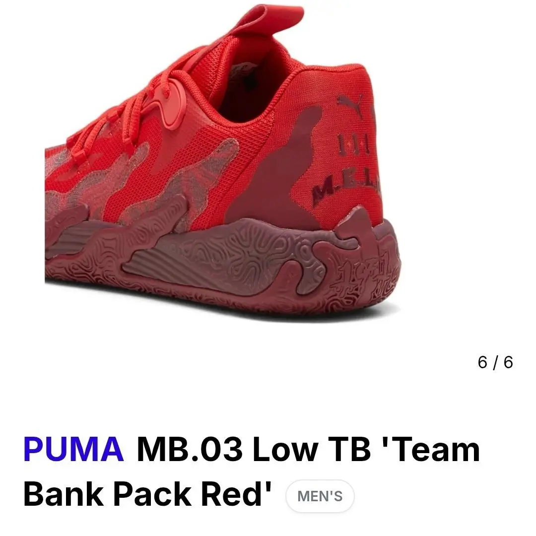 Puma shoes - PUMA MB 03 - 310519-02 - Red 4