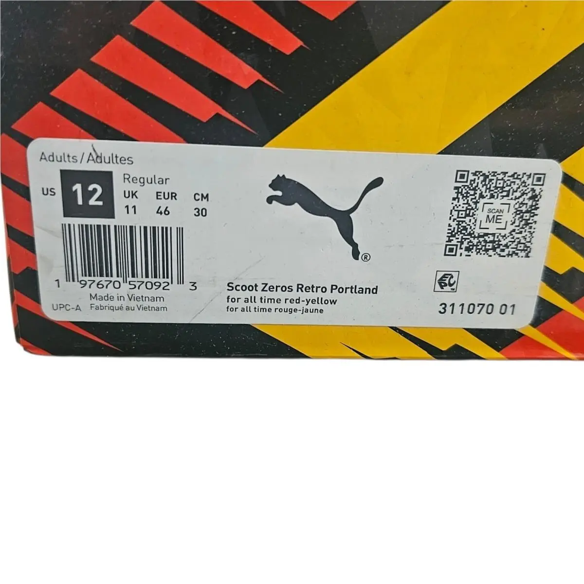 Puma shoes - 311070-01 - 57092 - For All Time Red / Black / Yellow (UPC: 197670570923) 4