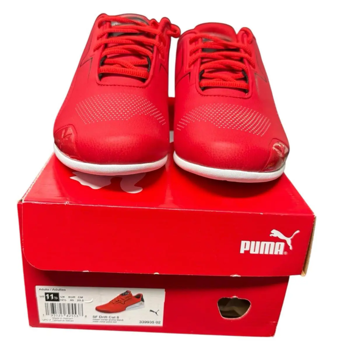 Puma shoes - Puma Scuderia Ferrari Drift Cat 8 - 339935-02 - Rosso Corsa-Puma White 0