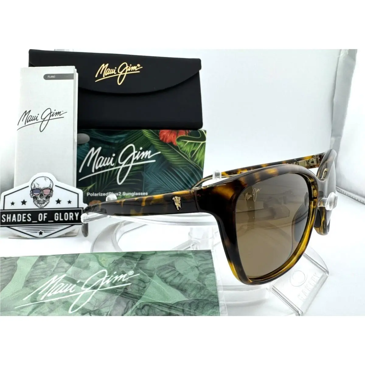Maui Jim Starfish 744-10UTD Tortoise Bronze Polarized Manchester United Sunglass