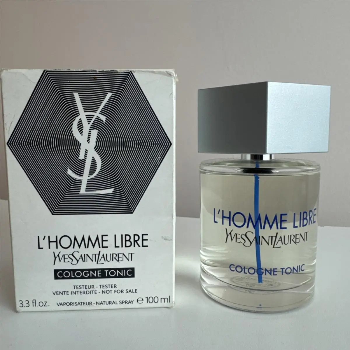 Ysl L` Homme Libre Cologne Tonic Edc 3.3oz/100ml Batch 62JD00 2012 T by Yves Saint Laurent
