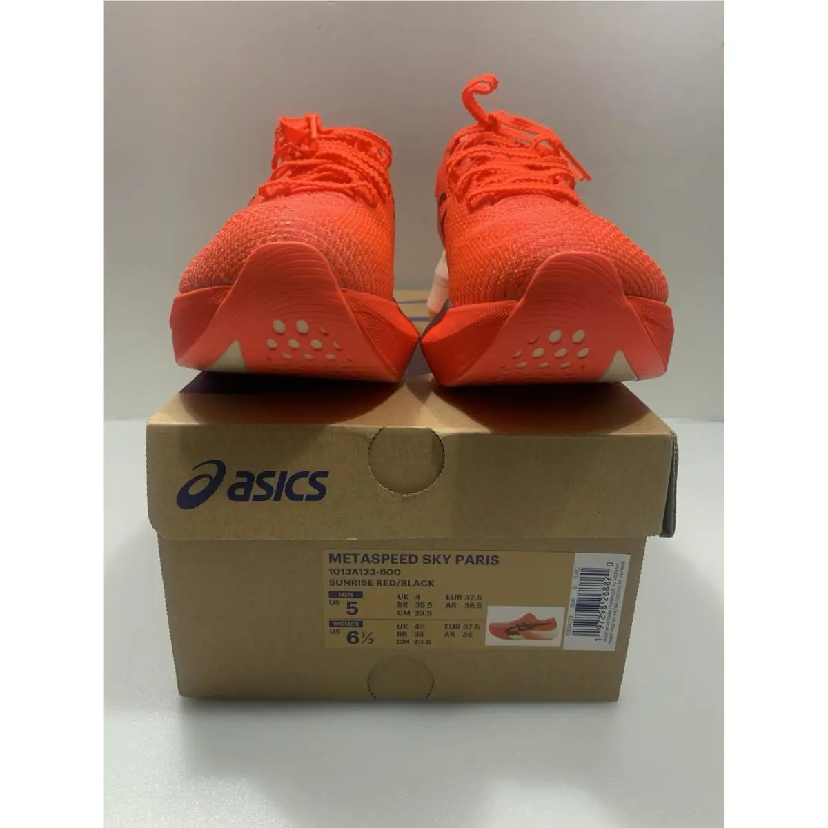 Asics shoes - ASICS Metaspeed Sky - Metaspeed Sky - 1013A123-600 - Sunrise Red/black 4