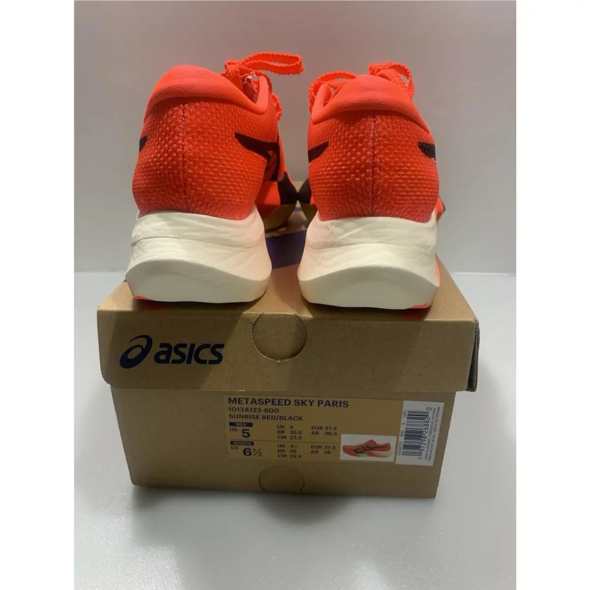 Asics shoes - ASICS Metaspeed Sky - Metaspeed Sky - 1013A123-600 - Sunrise Red/black 5
