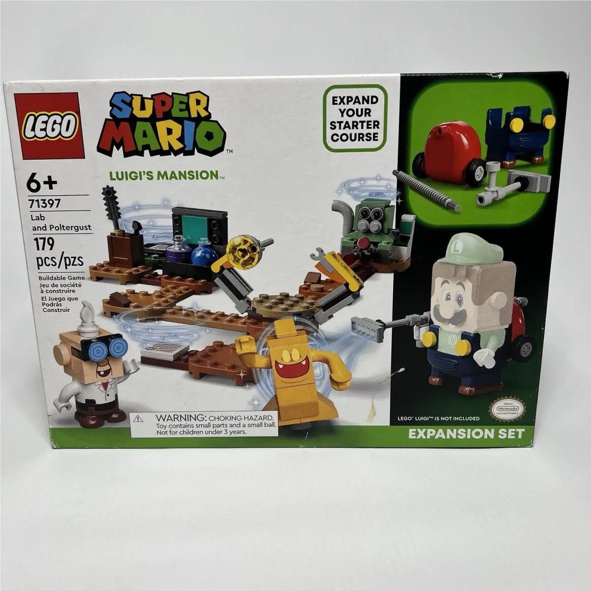Lego 71397 Super Mario Luigi`s Mansion Lab and Poltergust Nisb