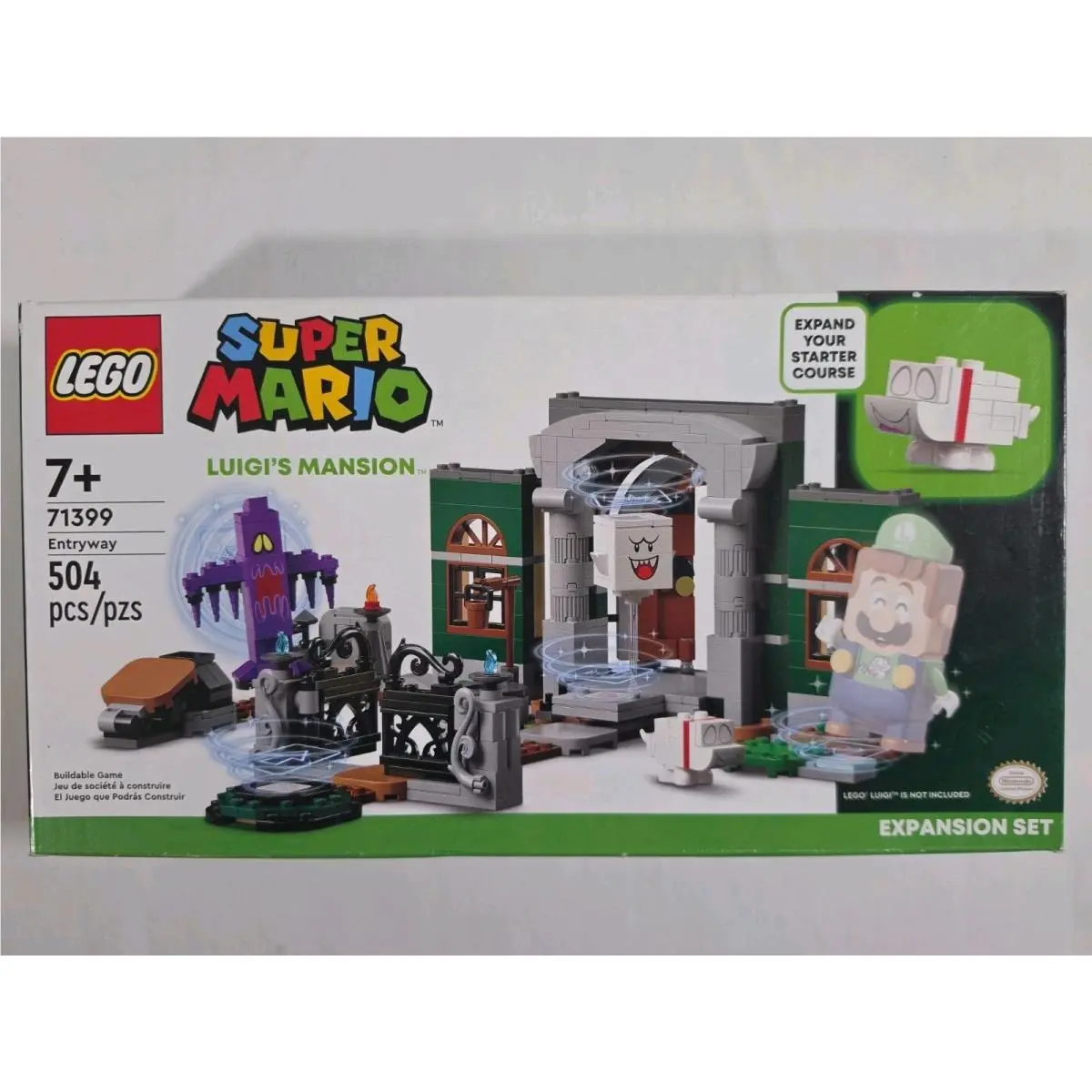Lego 71397 Super Mario Luigi`s Mansion Entryway Lab Poltergeist Expansion