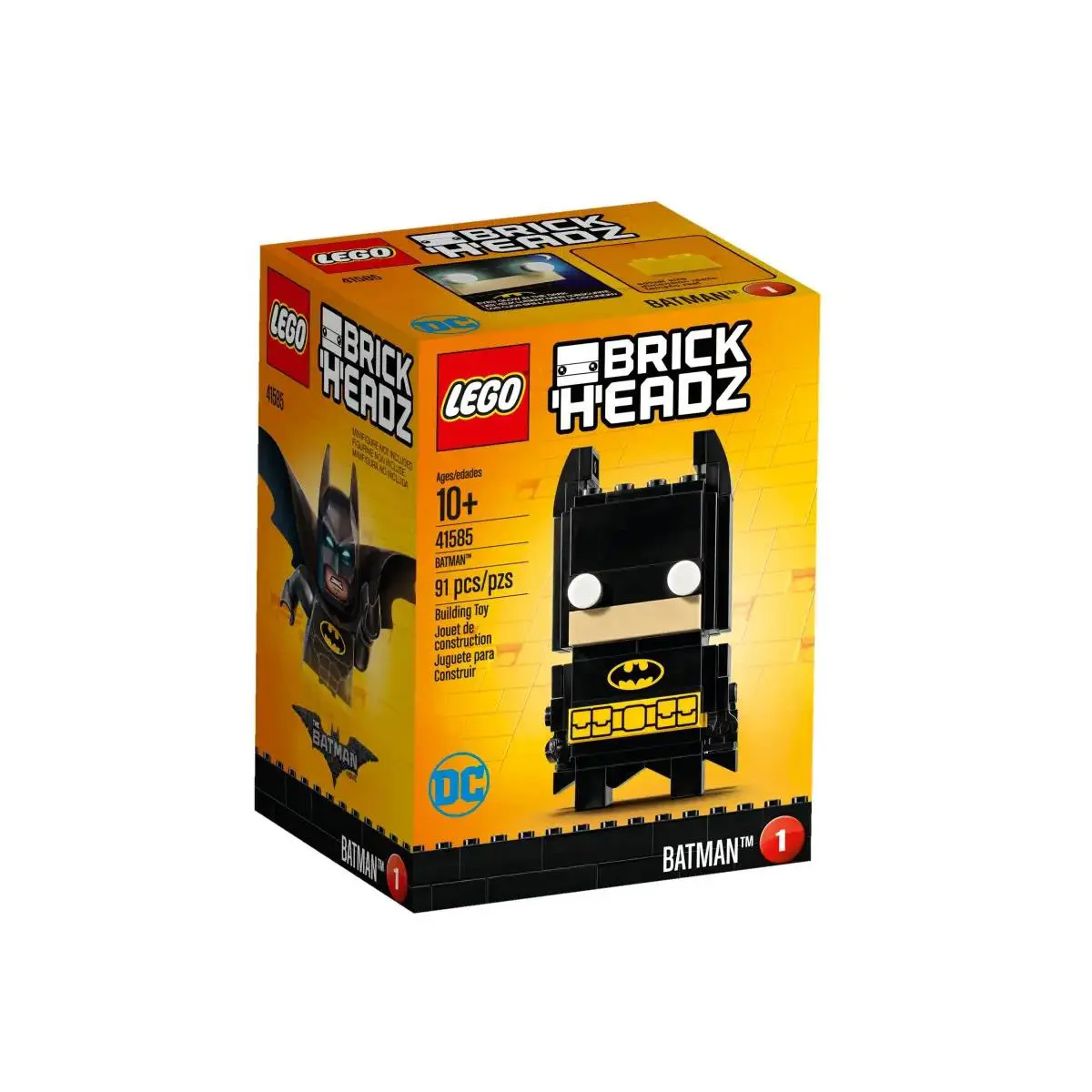 Lego Brickheadz 41585 Batman/dc Comics Super Heroes-new -box Pristine Condition