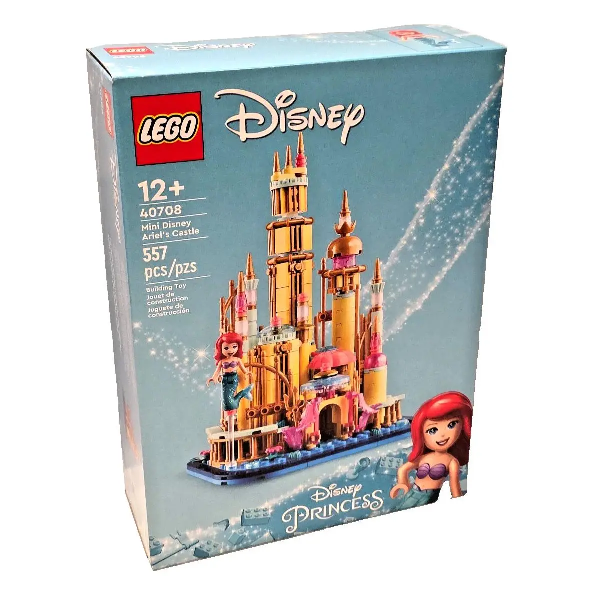 Lego Disney: 40708 Ariel`s Mini Castle 557 pc Carefully Shipped