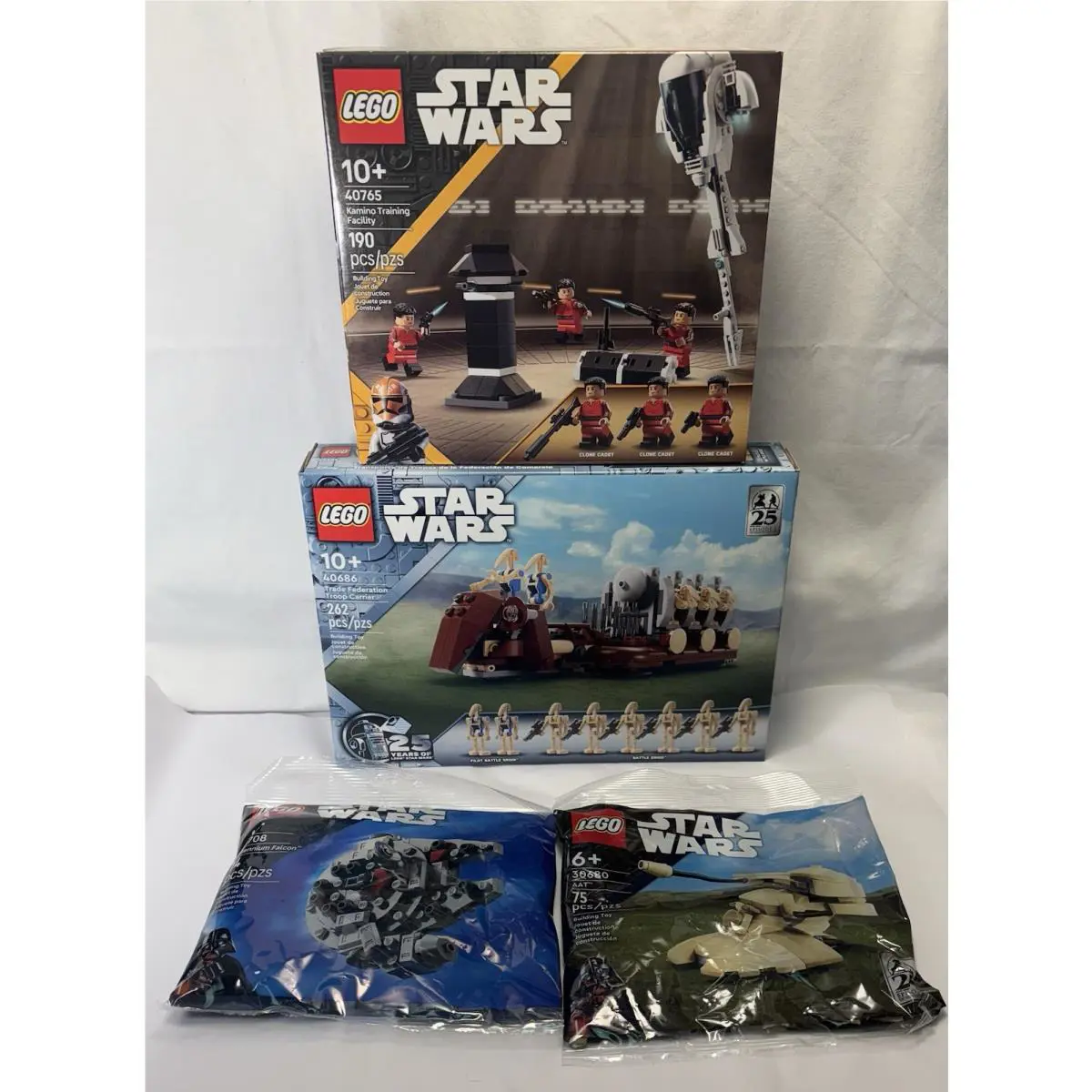 Lego Star Wars Gwp 40686 40765 30680 30708 Kamino Troop Carrier Aat Falcon