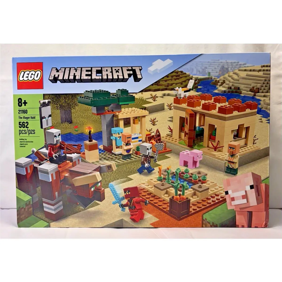 Lego Minecraft 21160 The Illager Raid - /sealed - Retired - 562 Pieces