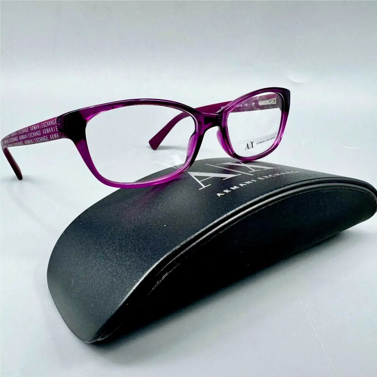 Armani Exchange AX 3009 / 8066 Eyeglasses 53-16-135mm Berry Jam