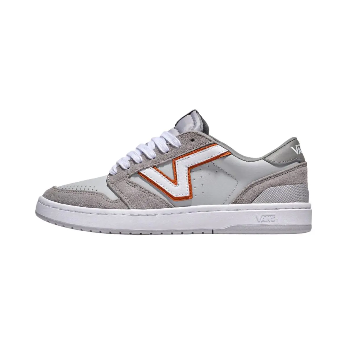 Vans U Lowland 2.0 Unisex Sneakers - Grey - Tri-tone Grey / Orange