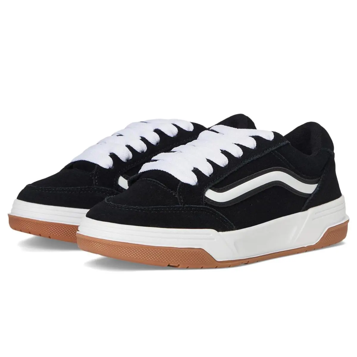 Children Unisex Sneakers Athletic Shoes Vans Kids Hylane Big Kid - Black/White/Gum