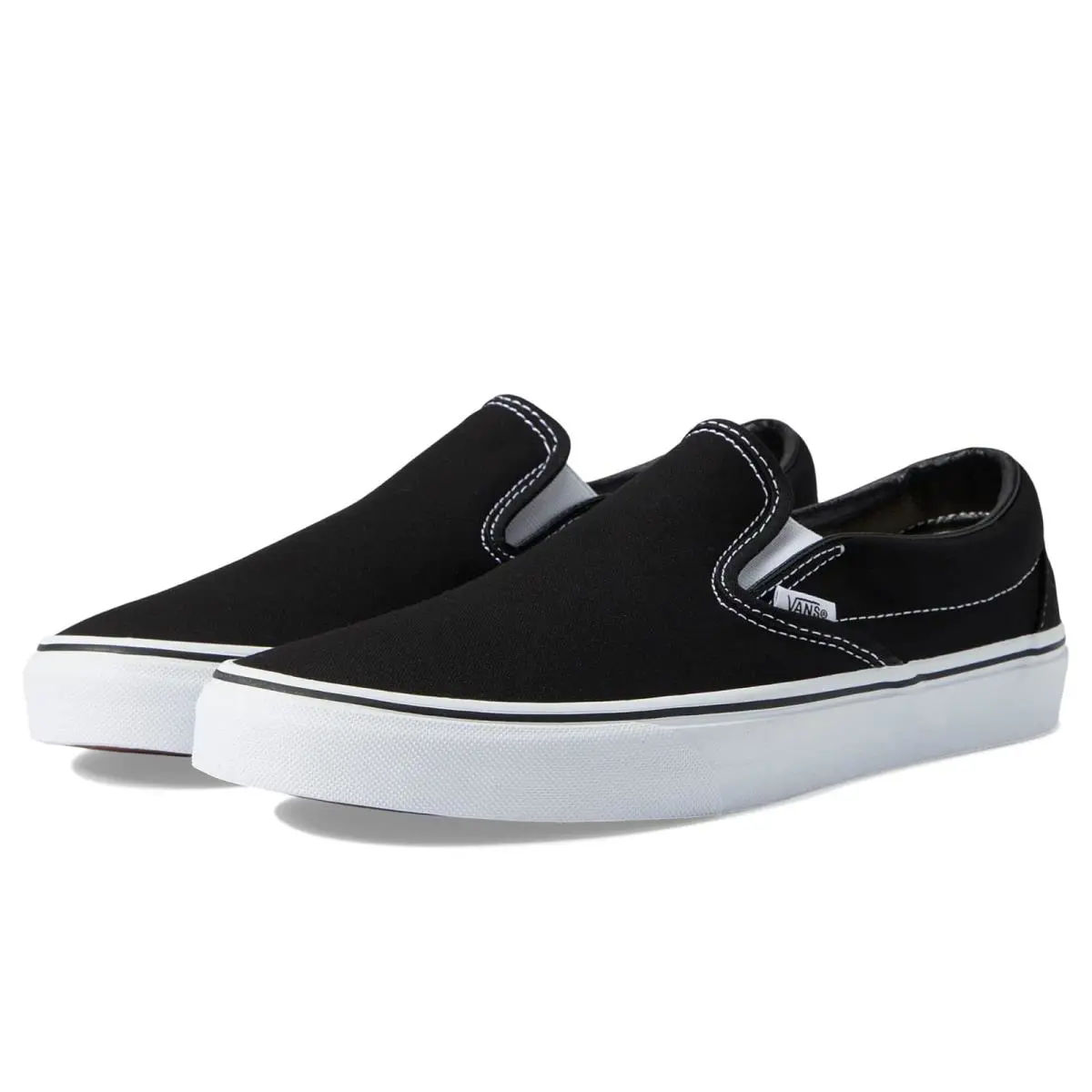 Unisex Sneakers Athletic Shoes Vans Classic Slip-on Wide - Black