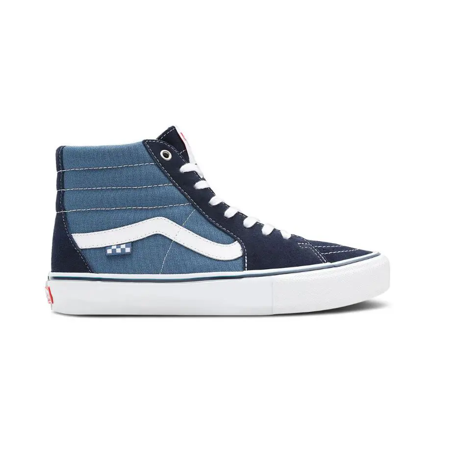 Vans shoes - VANS SK8-Hi - SK8HI - Navy/White 4