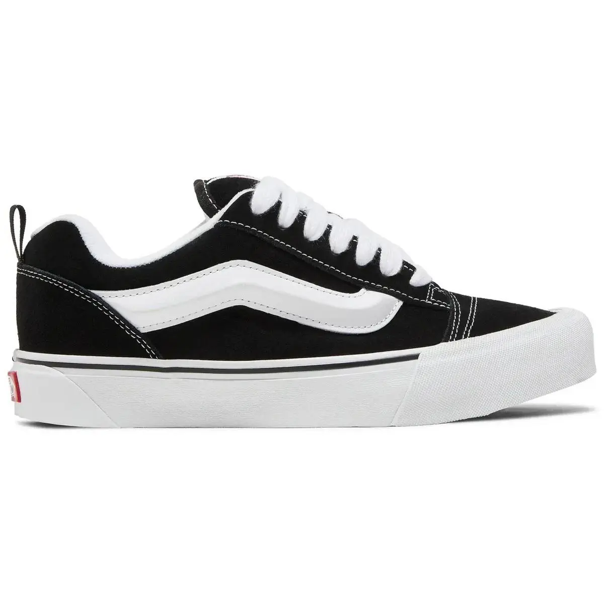 Vans Knu Skool Black White Shoes - Black