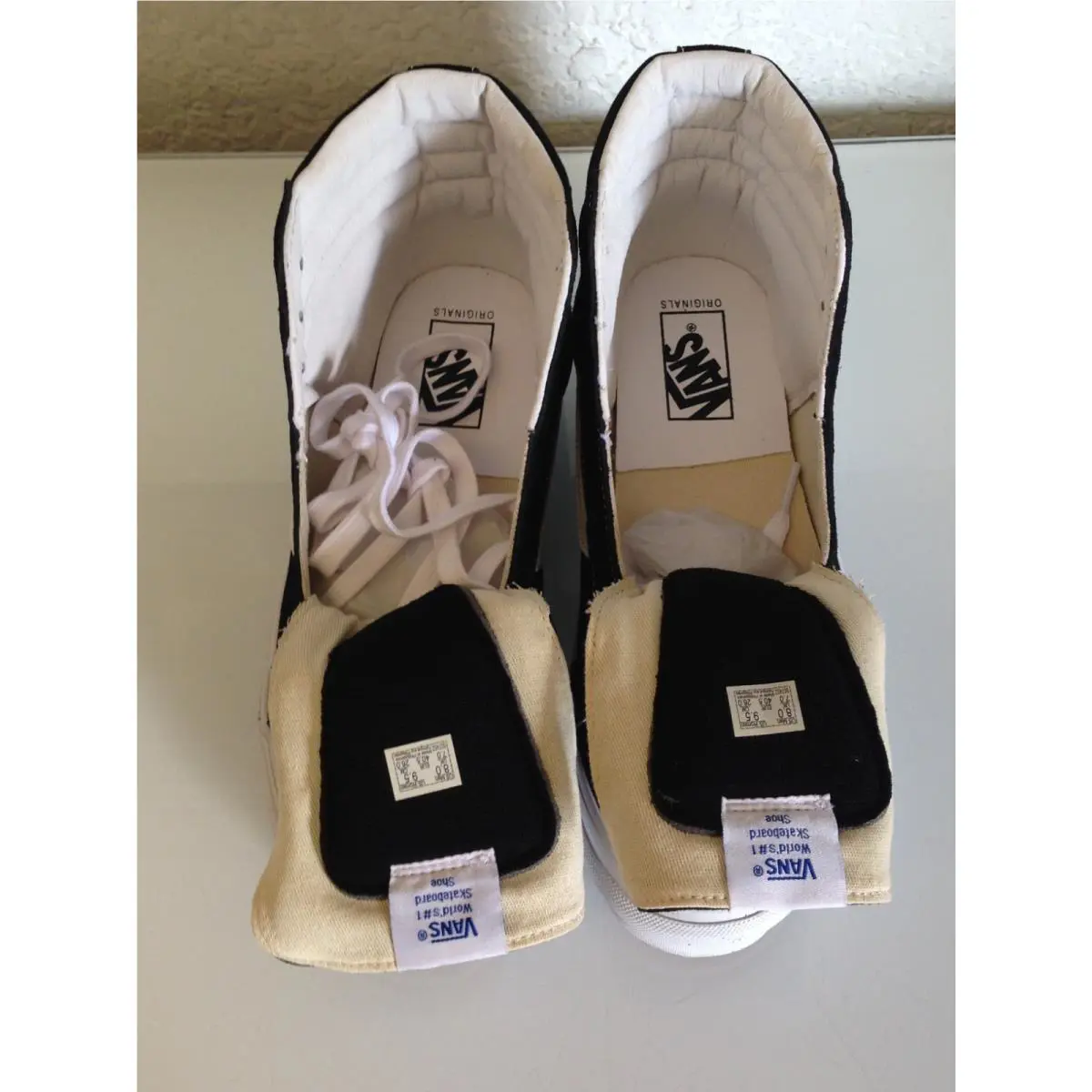 Vans shoes - VANS OG Sk8- LX - VN0A4BVBOIU - Black, Manufacturer: Black/True White 6