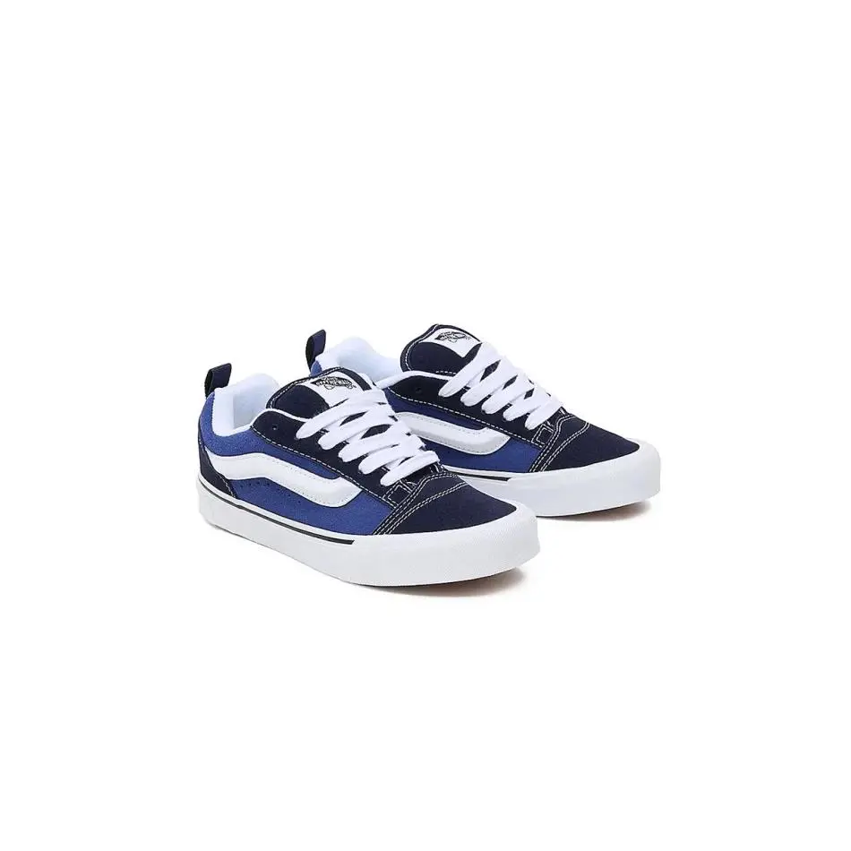 Vans Knu Skool Navy White Shoes - Black
