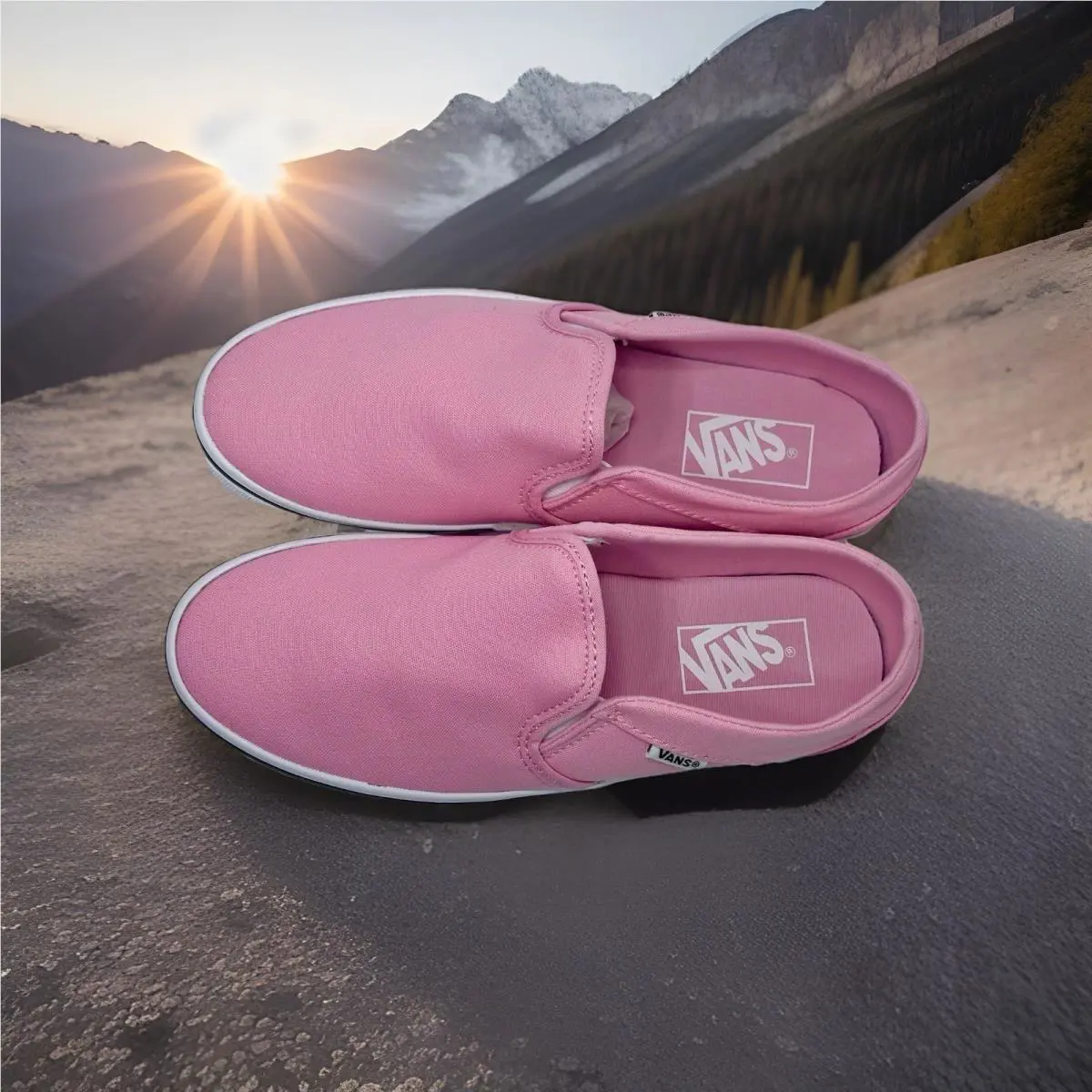 Vans shoes - VANS Asher - Asher - VN0A2Z46D3X - Pink (UPC: 0197065774417) 8