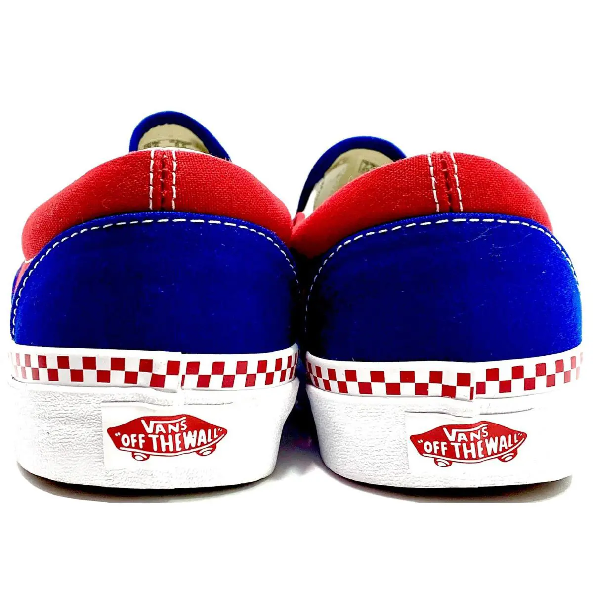 Vans shoes - Vans Check Foxing Estate - Check Foxing Estate - VN0A5AO879E - Red Blue (UPC: 195438701312) 3