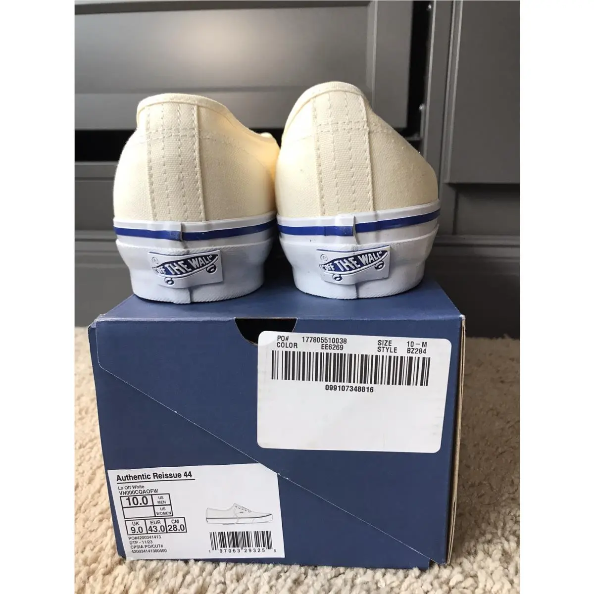 Vans shoes - VANS Authentic LX - Authentic - VN000CQAOFW - Off White 2