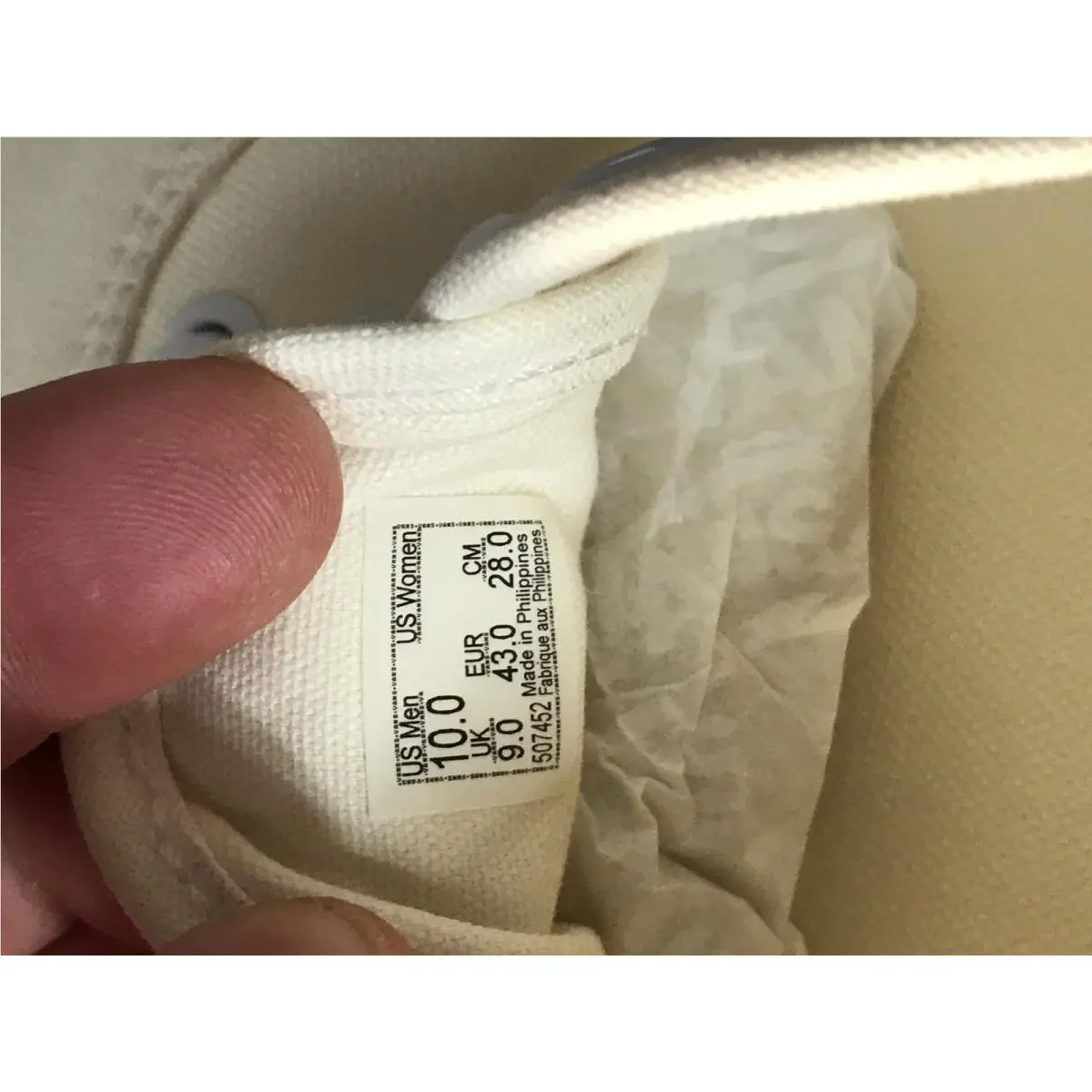 Vans shoes - VANS Authentic LX - Authentic - VN000CQAOFW - Off White 7