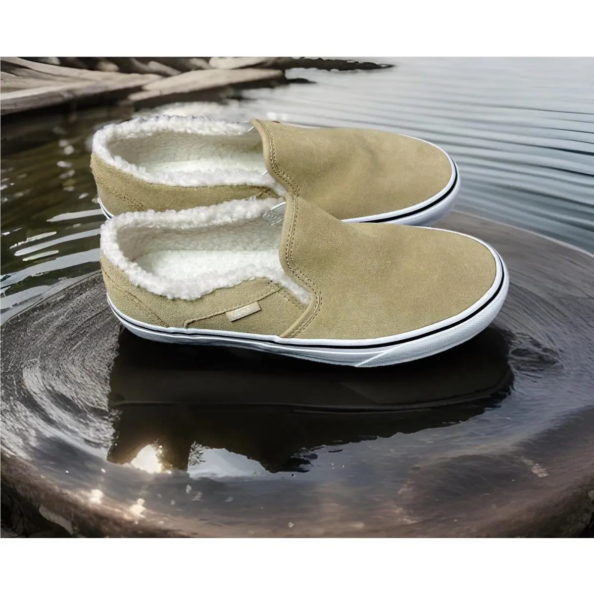Vans shoes - VANS Asher - Asher - VN0A5HU4YEH - Beige (UPC: 0196570696436) 0