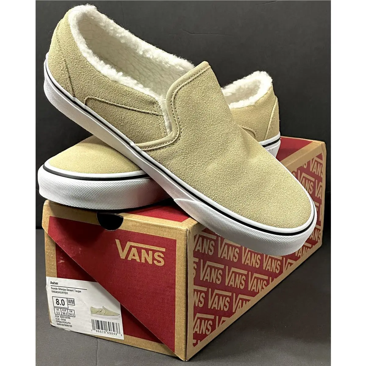 Vans shoes - VANS Asher - Asher - VN0A5HU4YEH - Beige (UPC: 0196570696436) 6