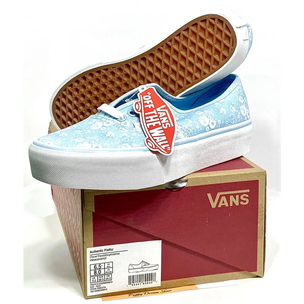 Vans shoes - Vans Platform - Platform - VN0A3AV8707 - Blue (UPC: 195441899433) 8