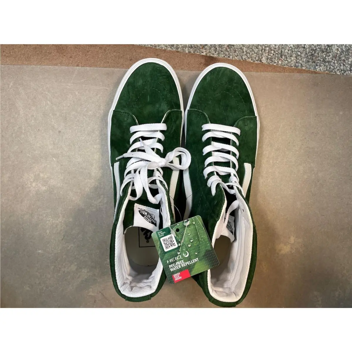 Vans shoes - VANS Sk8-Hi - VN0007NSBXU - Green 0