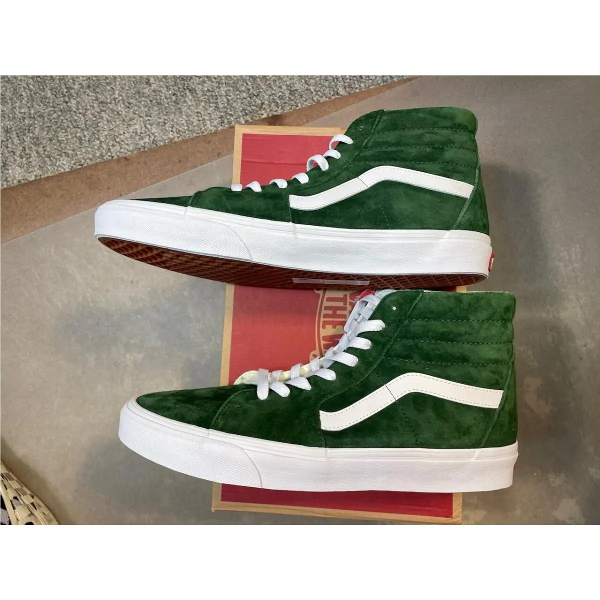 Vans shoes - VANS Sk8-Hi - VN0007NSBXU - Green 2