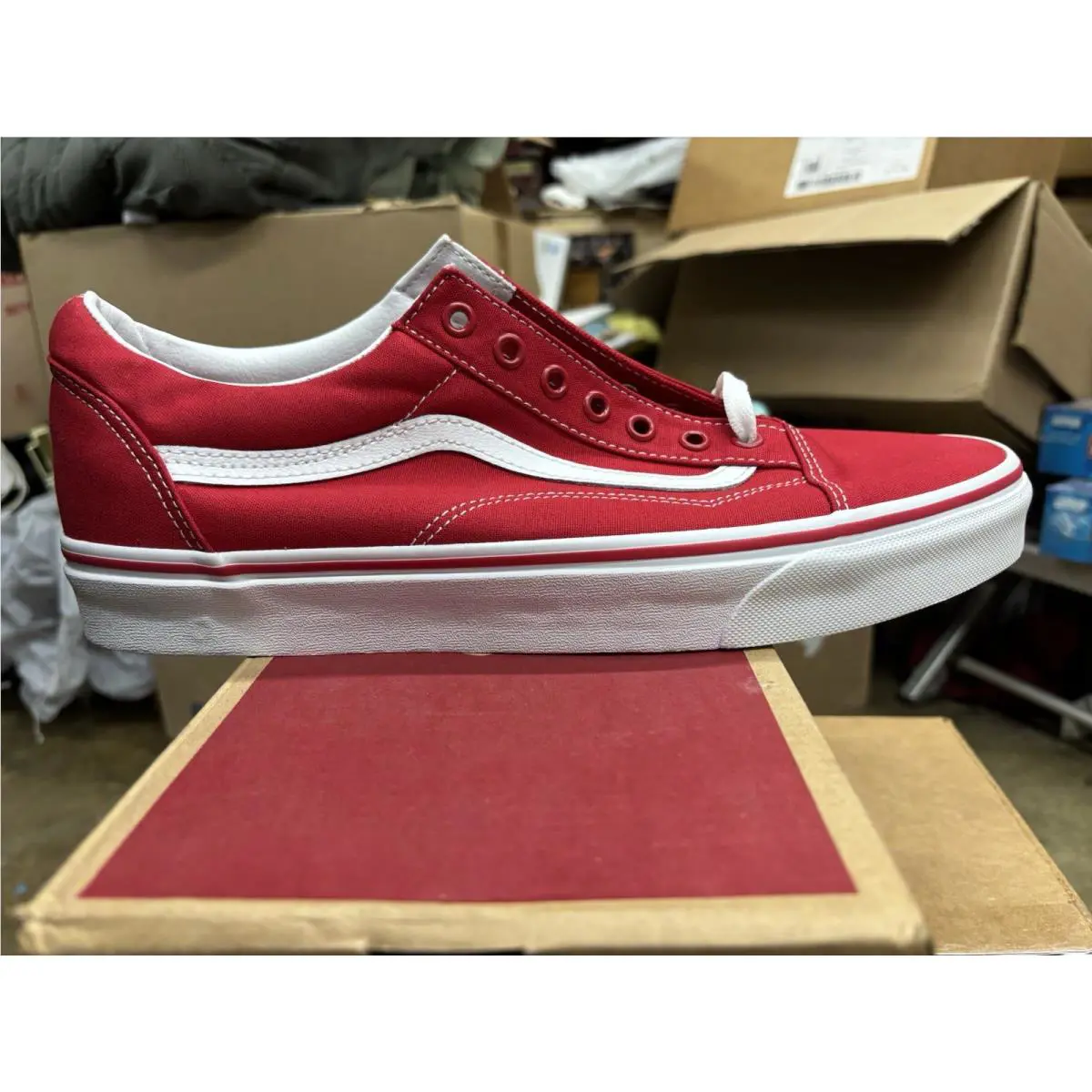 Vans shoes - VANS Old Skool - Old Skool - VN0004OJGYK - Red (UPC: 0889588124885) 8