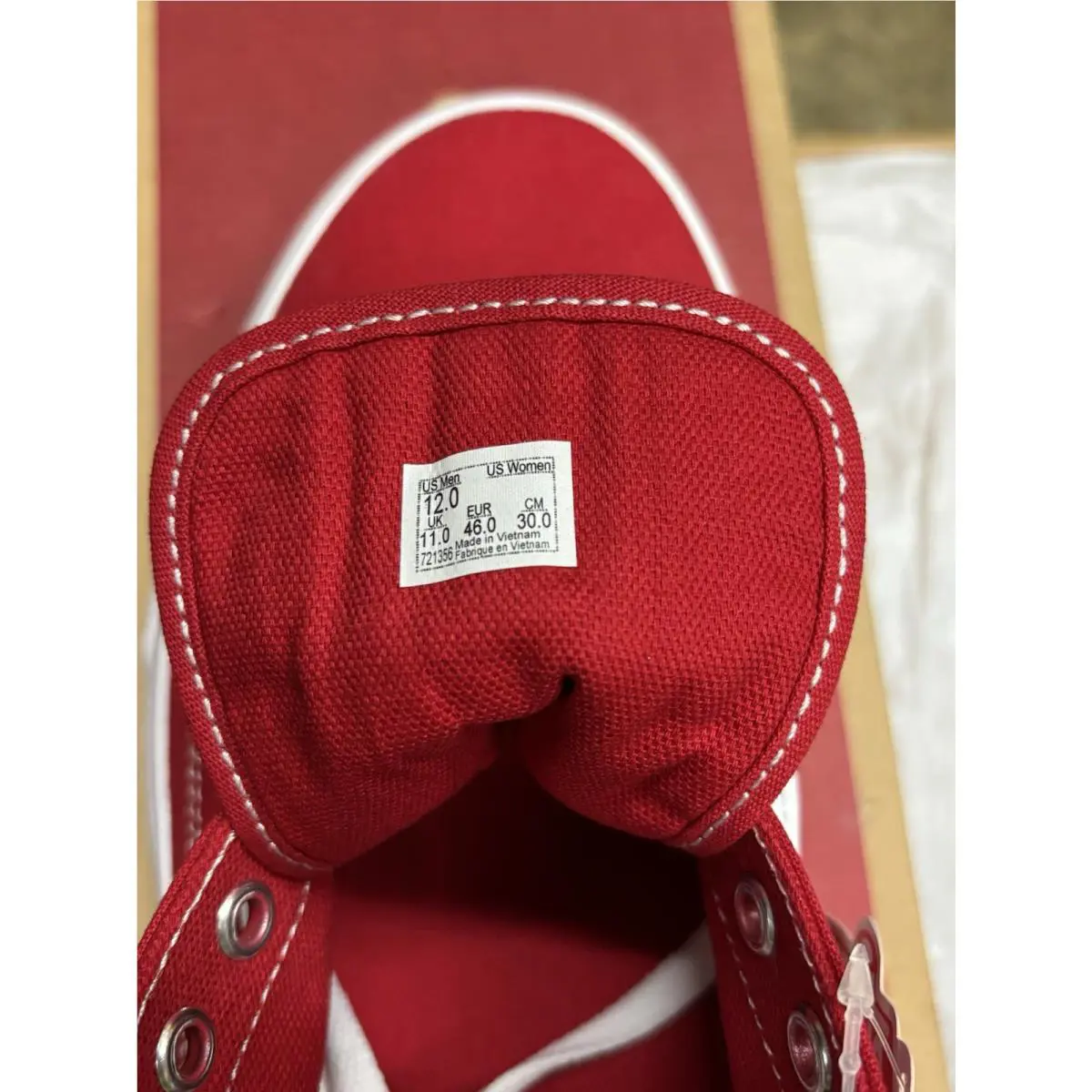 Vans shoes - VANS Old Skool - Old Skool - VN0004OJGYK - Red (UPC: 0889588124885) 19