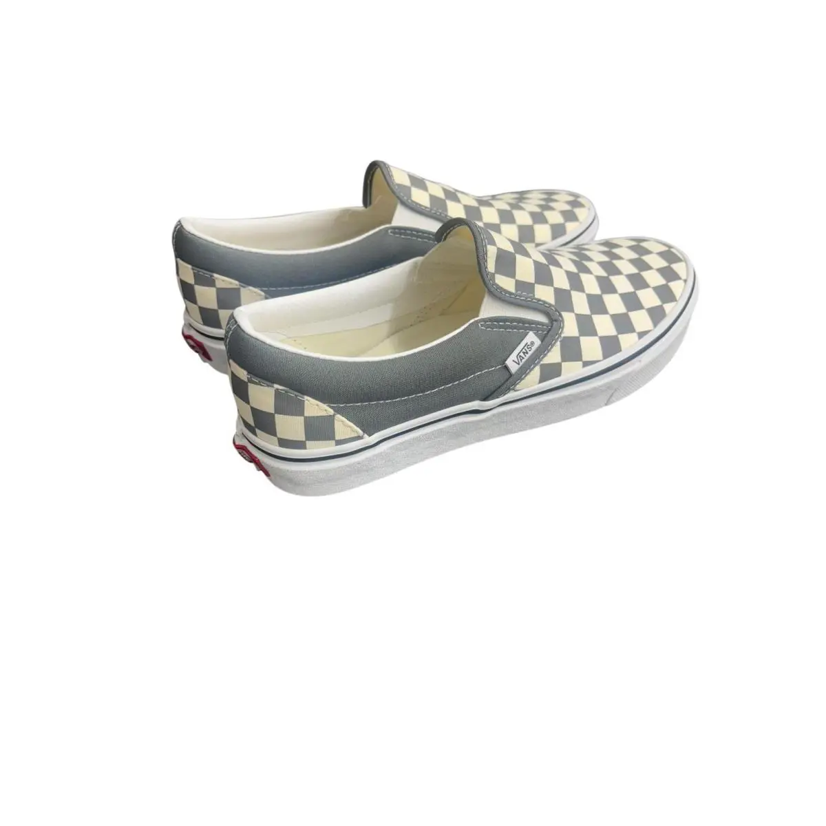 Vans shoes - VN0A4BV3TB5 - VN0A4BV3TB5 - (Checkerboard) Pewter/True White (UPC: 772259435291) 1