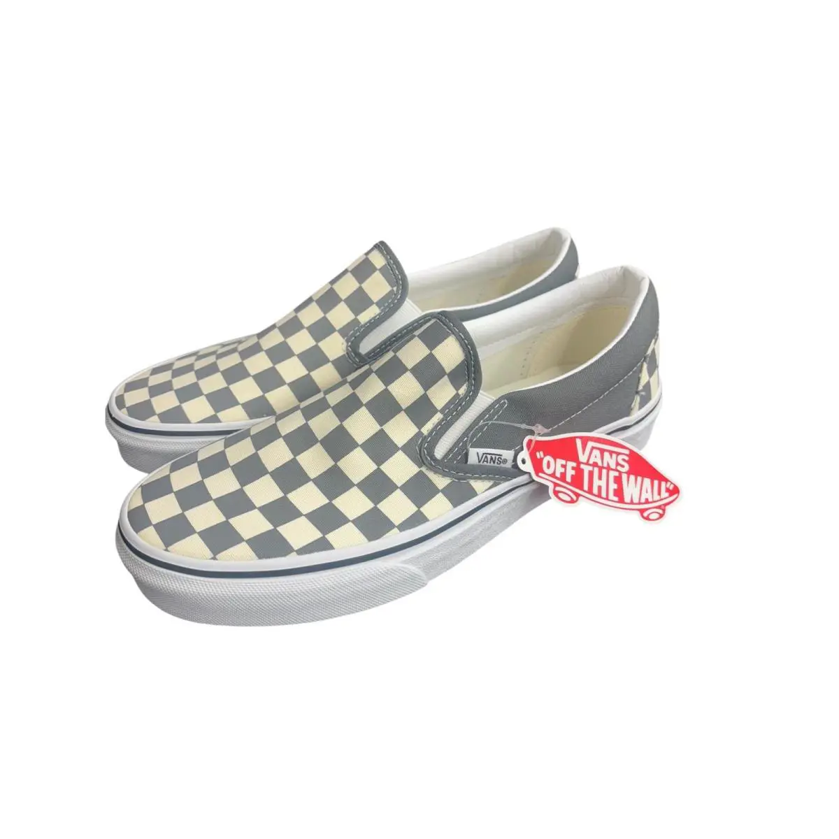 Vans shoes - VN0A4BV3TB5 - VN0A4BV3TB5 - (Checkerboard) Pewter/True White (UPC: 772259435291) 3