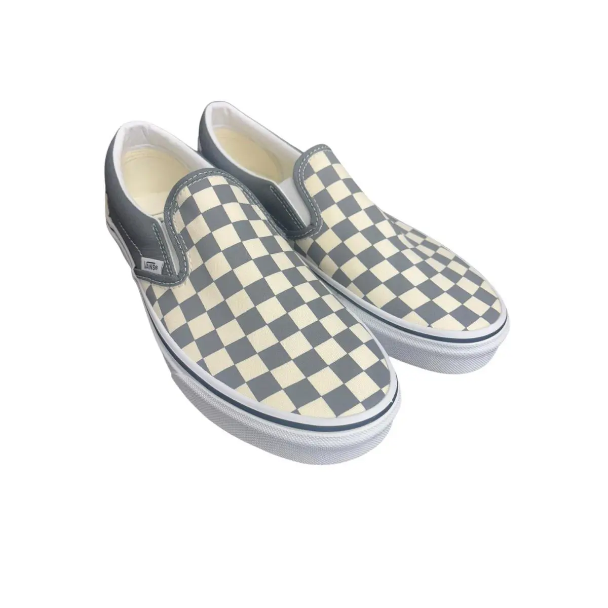 Vans shoes - VN0A4BV3TB5 - VN0A4BV3TB5 - (Checkerboard) Pewter/True White (UPC: 772259435291) 4