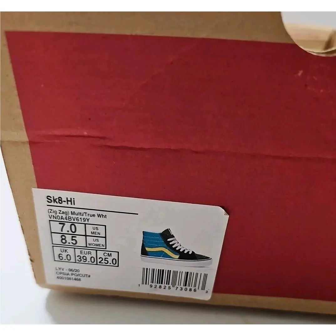 Vans shoes - VANS Sk8-Hi - VN0A5FCCNAV - Multicolor 3
