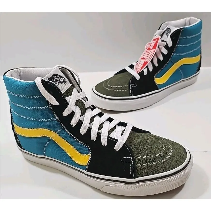 Vans shoes - VANS Sk8-Hi - VN0A5FCCNAV - Multicolor 7