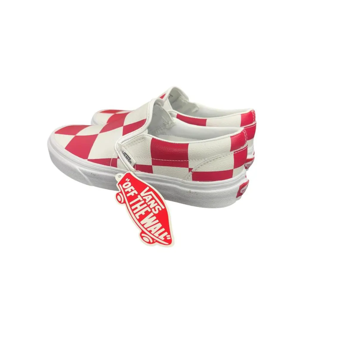 Vans shoes - Classic Slip-on - Classic - VN0A4BV3TBV-610 - Check White Red (UPC: 772259441391) 9