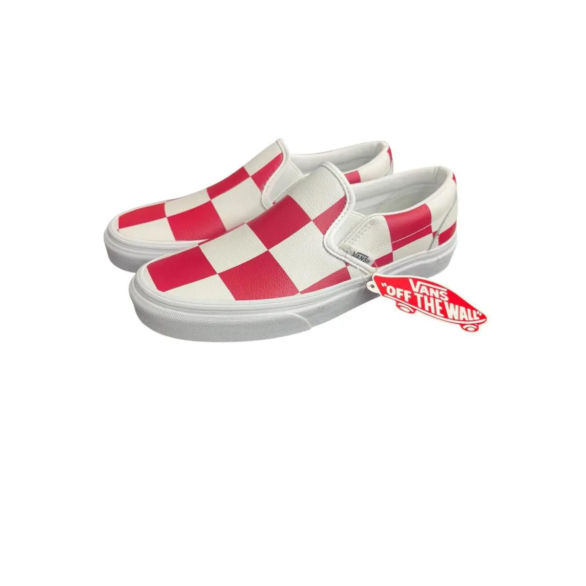 Vans shoes - Classic Slip-on - Classic - VN0A4BV3TBV-610 - Check White Red (UPC: 772259441391) 3