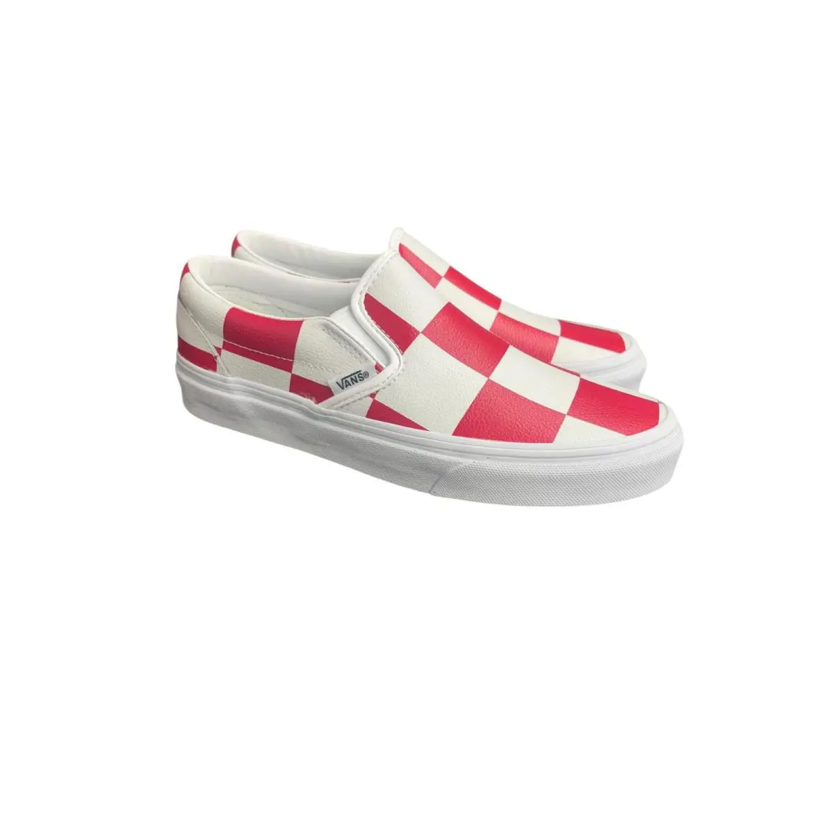 Vans shoes - Classic Slip-on - Classic - VN0A4BV3TBV-610 - Check White Red (UPC: 772259441391) 4