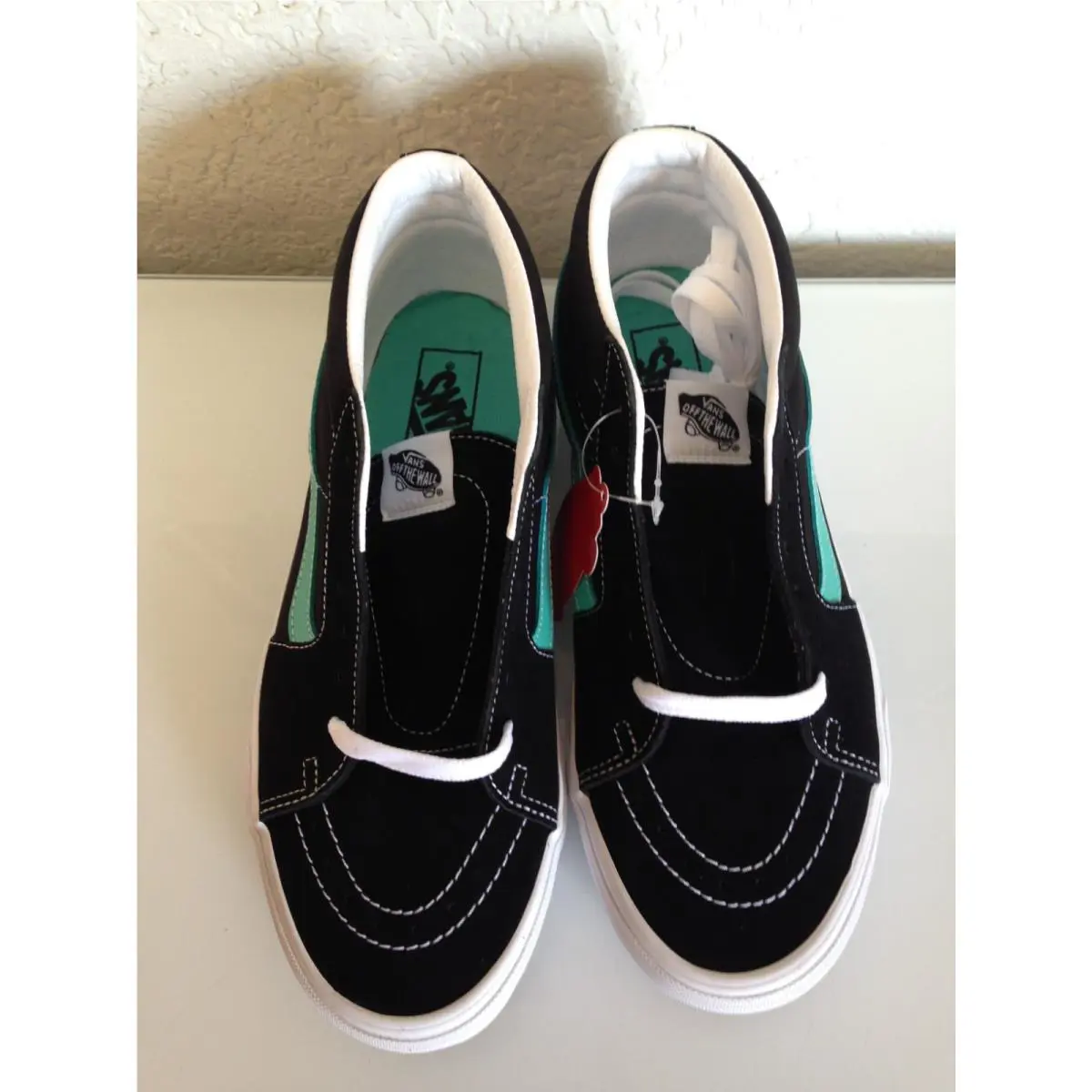 Vans shoes - VANS Sk8-Mid - Black/Waterfall 1