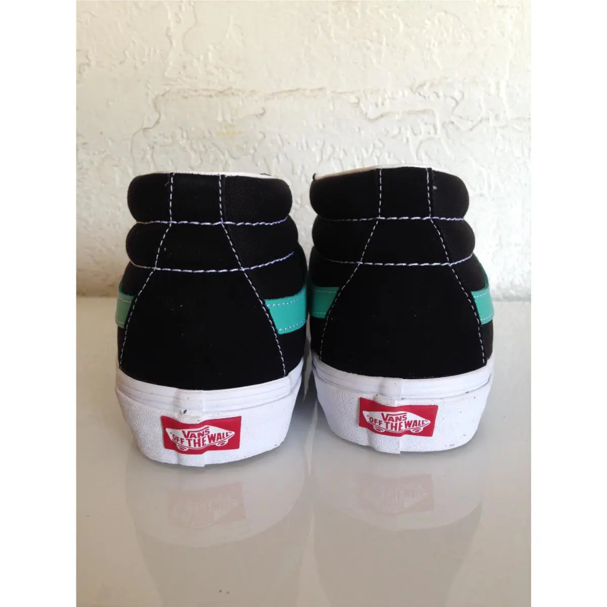 Vans shoes - VANS Sk8-Mid - Black/Waterfall 4