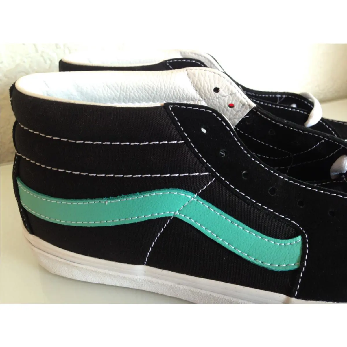 Vans shoes - VANS Sk8-Mid - Black/Waterfall 5