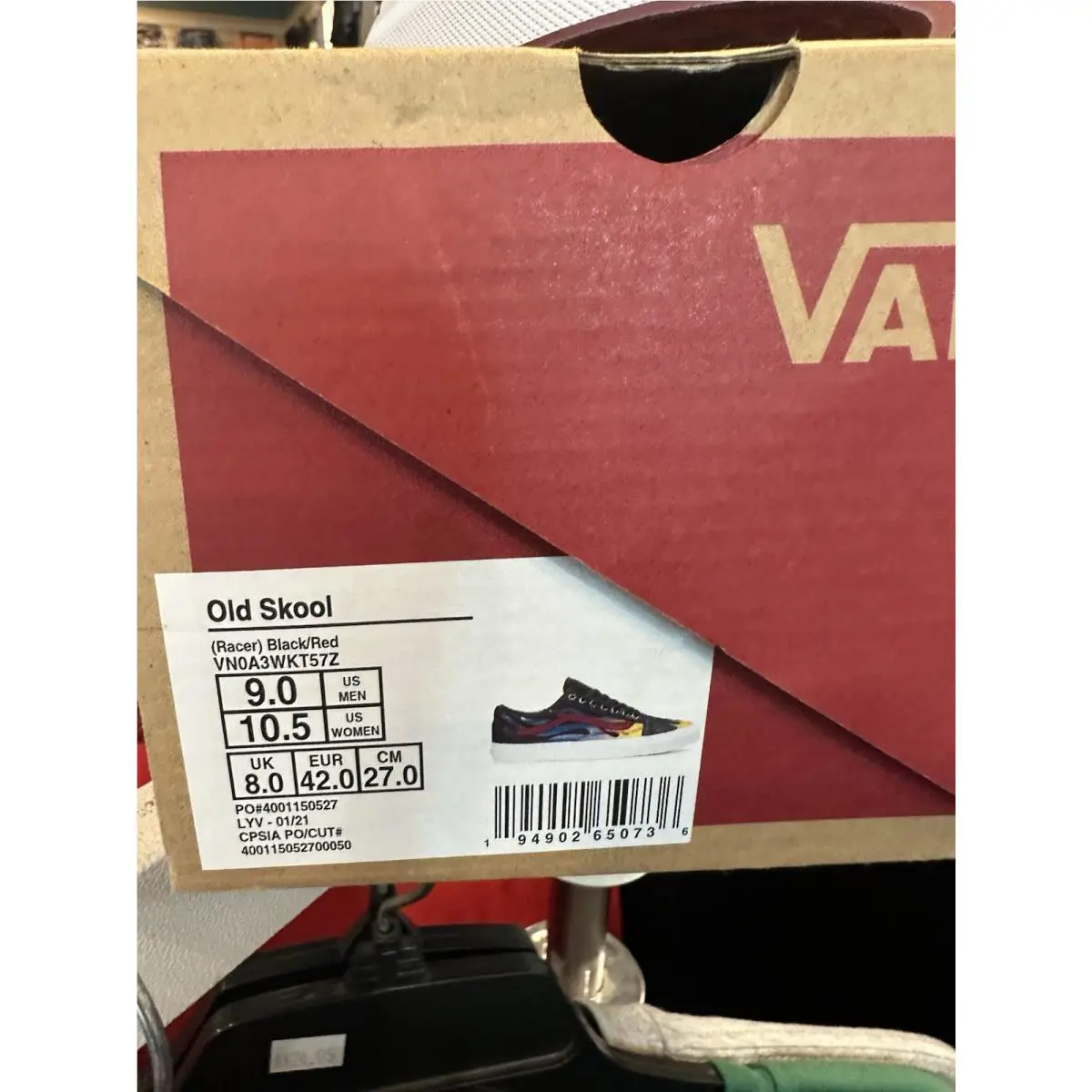 Vans shoes - Vans Old Skool Racer Flames - Multicolor 0