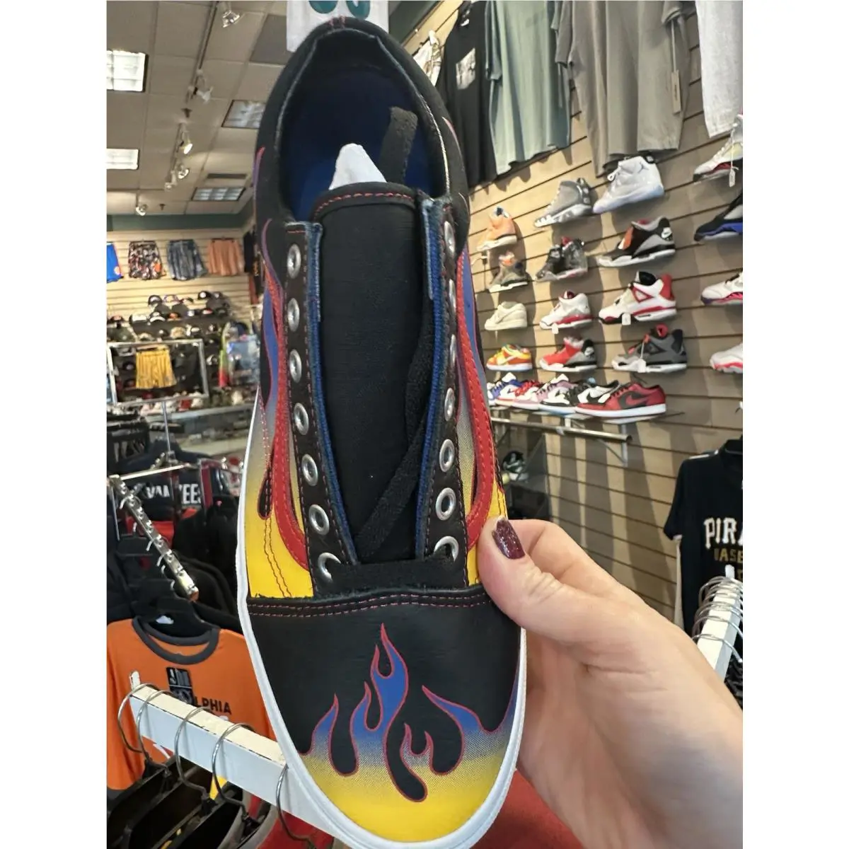 Vans shoes - Vans Old Skool Racer Flames - Multicolor 3
