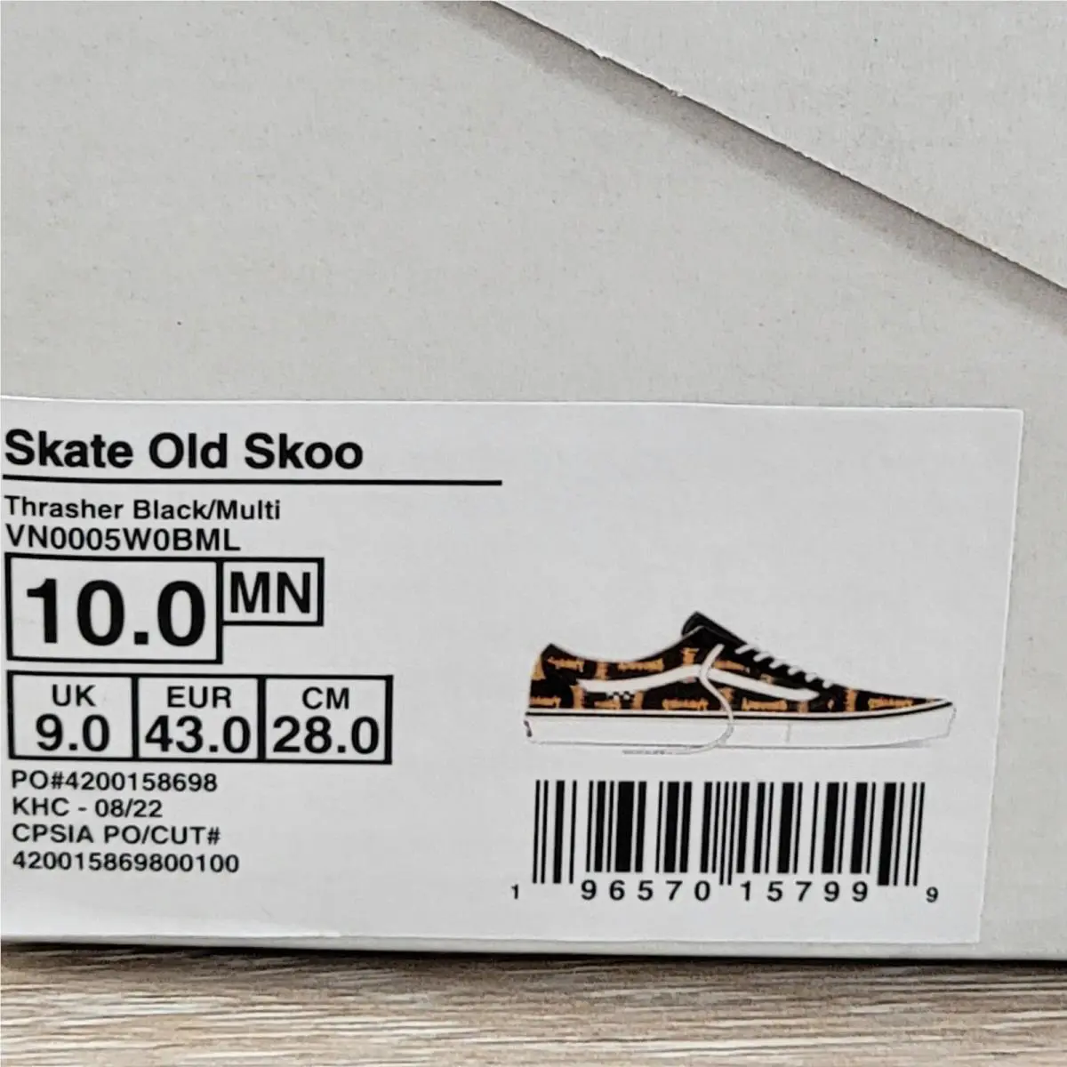 Vans shoes - Vans Skate Old Skool Thrasher - Black 3