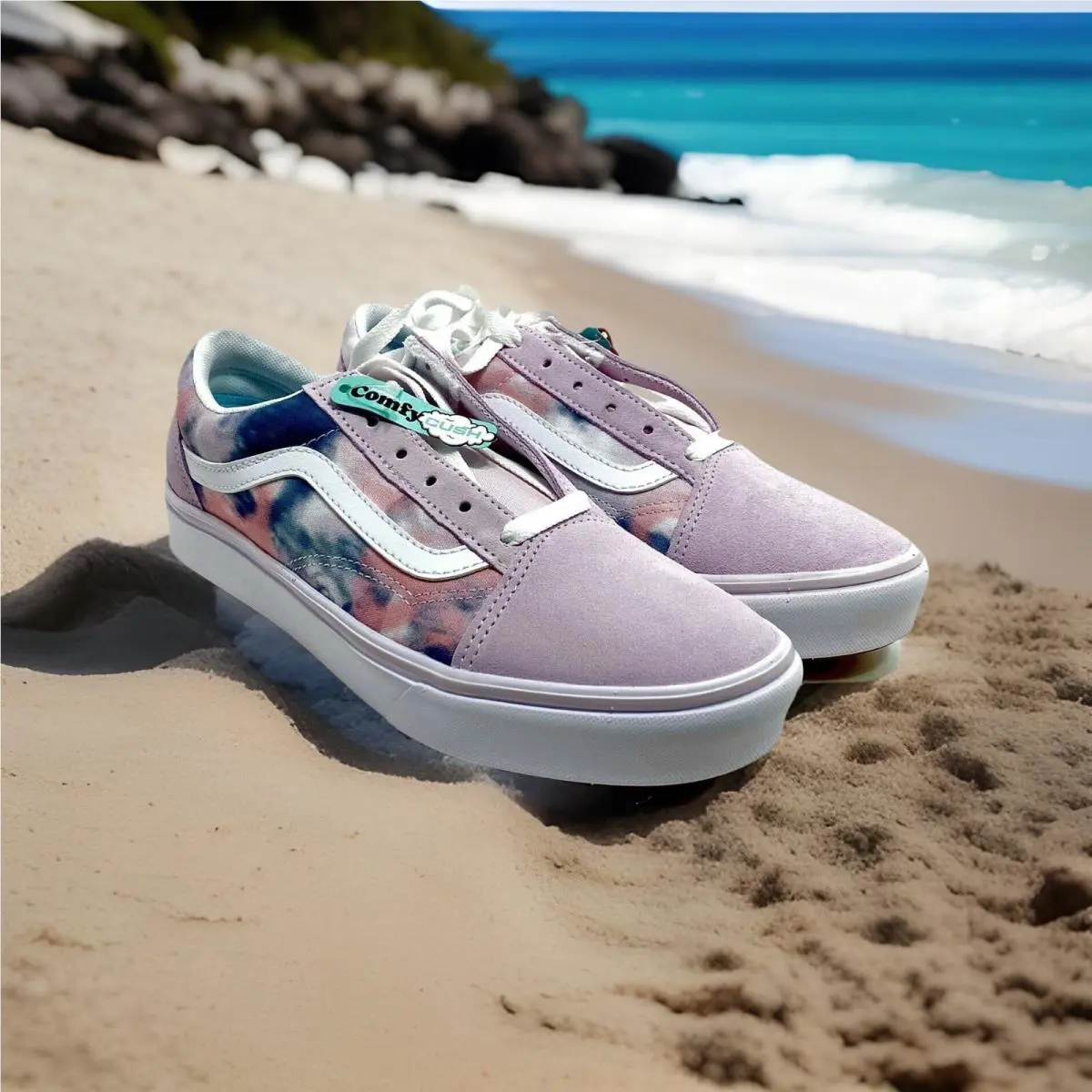 Vans shoes - Vans Old Skool - Old Skool - Purple (UPC: 0195438808097) 2