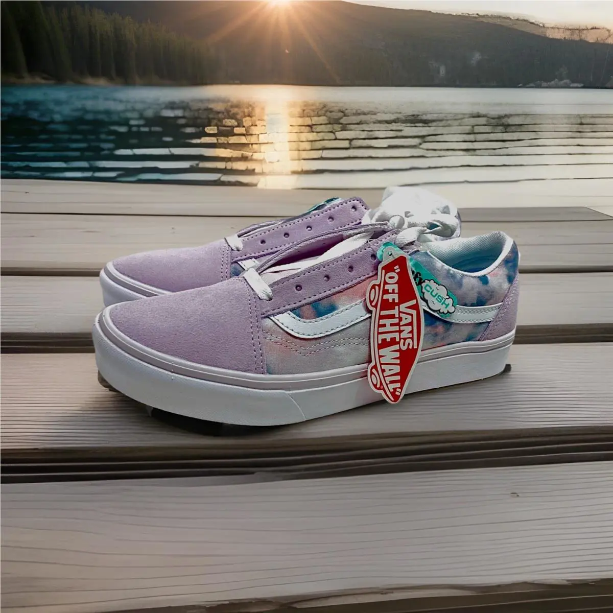 Vans shoes - Vans Old Skool - Old Skool - Purple (UPC: 0195438808097) 3
