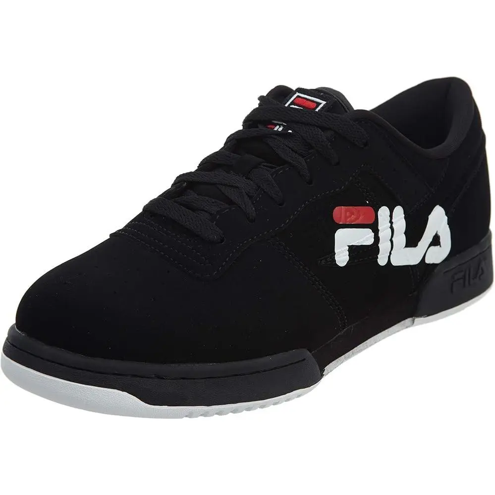 Fila Original Fitness Fitness Logo Mens Black Shoes Sneakers All Sizes - 1FM00074-014 - Black